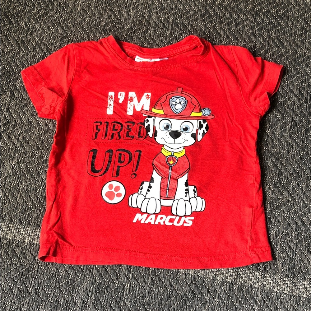 Nickelodeon Red Marcus Paw Patrol Tee